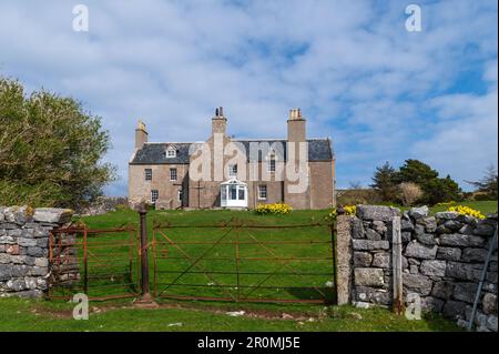 L'ancien Manse à Balnakeil près de Durness à Sutherland, en Écosse Banque D'Images