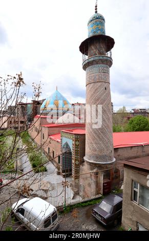 Minaret de la Mosquée bleue, Erevan, Arménie, Asie Banque D'Images