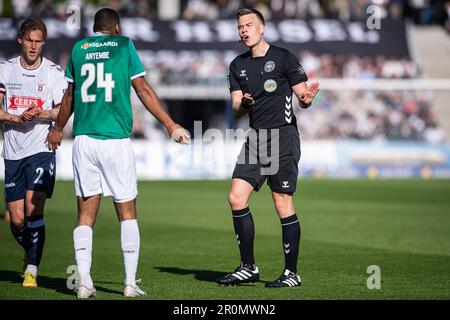 Aarhus, Danemark. 07th, mai 2023. L'arbitre Jacob Karlsen a été vu lors du match Superliga 3F entre Aarhus GF et Viborg FF au parc Ceres d'Aarhus. (Crédit photo: Gonzales photo - Morten Kjaer). Banque D'Images