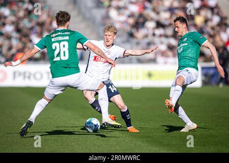 Aarhus, Danemark. 07th, mai 2023. Tobias Molgaard (14) de l'AGF vu lors du match Superliga de 3F entre Aarhus GF et Viborg FF au parc Ceres d'Aarhus. (Crédit photo: Gonzales photo - Morten Kjaer). Banque D'Images
