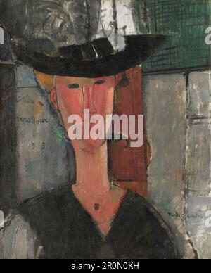 Madame Pompadour Date: 1915 artiste: Amedeo Modigliani Italien, 1884–1920 Banque D'Images