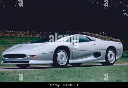 Voiture Jaguar XJ220, Royaume-Uni 1990s Banque D'Images