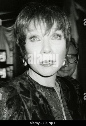 Actrice américaine Shirley MacLaine, Etats-Unis 1980s Banque D'Images