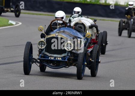 Matt Johnston, de Dion Bouton Curtis OX, S F Edge Trophée, un corset de courses pour les spéciaux édouardiens antérieurs à 1923, Goodwood 80th Members Meeting, Goodwood Mo Banque D'Images