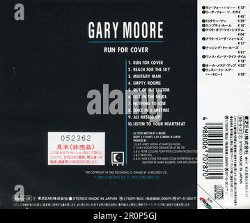 CD : Gary Moore – course à la couverture. (VJCP-3046), Promo, sortie: 31 mai 1995. Banque D'Images