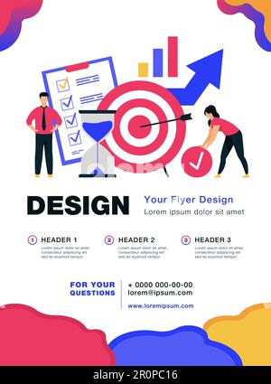 De minuscules personnes développant un système de contrôle de soi Illustration de Vecteur