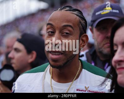 Miami, États-Unis. 09th mai 2023. MIAMI, Floride, États-Unis 07. 2023 mai; Ludacris regarde depuis la grille avant le Grand Prix de Miami F1, FIA Grand Prix de MIAMI Formule 1 dans les jardins de Miami autour du Stade américain de football des dauphins, F1 aux Etats-Unis, raceday, image - photo Credit: © ATP images/Haopeng ZHANG (ZHANG Haopeng/ATP/SPP) Credit: SPP Sport presse photo. /Alamy Live News Banque D'Images