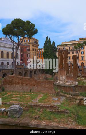 Area Sacra, Largo di Torre Argentina, Pigna, Rome, Latium, Italie Banque D'Images