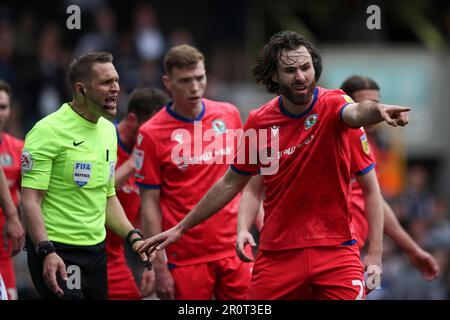 Ben Brereton Diaz, de Blackburn Rovers, se plaint devant l'arbitre lors du match du championnat Sky Bet entre Millwall et Blackburn Rovers à la Den, Londres, le lundi 8th mai 2023. (Photo : Tom West | MI News) Credit: MI News & Sport /Alay Live News Banque D'Images