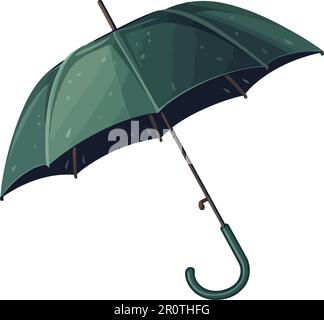 abris parapluie de pluie Illustration de Vecteur