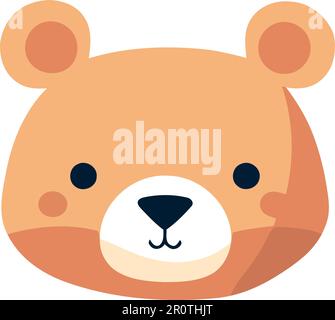 Motif ours en peluche joyeux Illustration de Vecteur