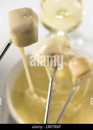 fondue au fromage (sujet : fondues) Banque D'Images