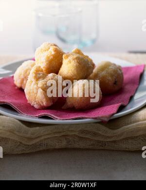 Beignets de Brocciu Banque D'Images