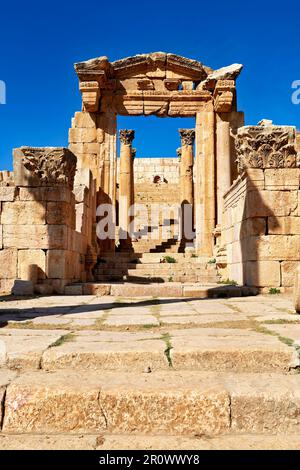 Jordanie. La ville romaine greco de Gerasa Jerash Banque D'Images