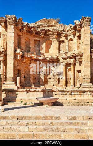 Jordanie. La ville romaine greco de Gerasa Jerash Banque D'Images