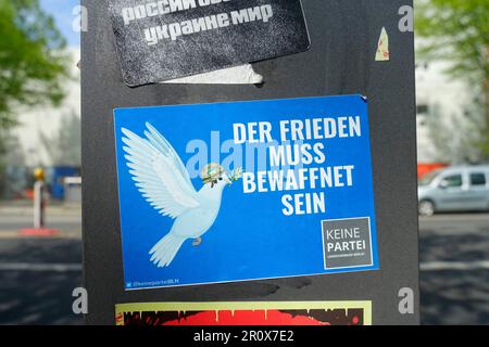 Manifestation devant l'ambassade de Russie à Berlin, territoire public, Allemagne Banque D'Images