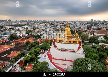 Vue aérienne des monuments de Thaïlande Banque D'Images