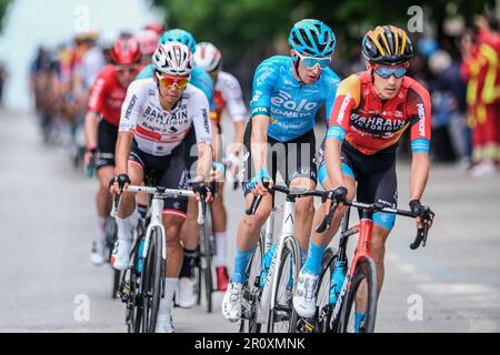 Termoli, Italie. 08th mai 2023. Davide Bais d'Italie et l'équipe EOLO Kometa pendant la troisième étape du 106th Giro d'Italia 2023 - transit à Termoli. Crédit : SOPA Images Limited/Alamy Live News Banque D'Images