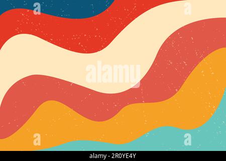 Arrière-plan abstrait rétro, arrière-plan abstrait d'illustration vintage Illustration de Vecteur