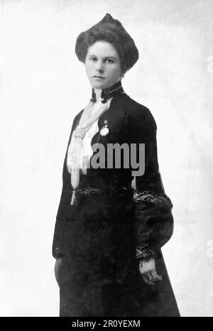 Etta place. Portrait de la compagne femelle de Butch Cassidy et du Sundance Kid, Etta place (b. c. 1878), c. 1901 Banque D'Images