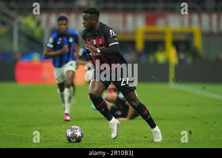 Milan, Italie. 13th janvier 2019. Divock Origi de l'AC Milan lors de la demi-finale de la Ligue des champions de l'UEFA entre l'AC Milan et le FC Internazionale au Stadio Giuseppe Meazza, Milan, Italie, le 10 mai 2023. Credit: Giuseppe Maffia/Alay Live News Banque D'Images