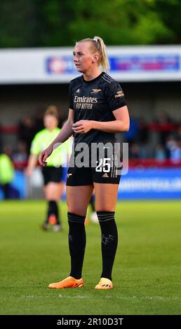 Crawley, Royaume-Uni. 10th mai 2023. Stina Blackstenius d'Arsenal lors du match de Super League féminin de la FA entre les femmes Brighton & Hove Albion et Arsenal LFC au stade de retraite du peuple sur 10 mai 2023 à Crawley, au Royaume-Uni. (Photo de Jeff Mood/phcimages.com) Credit: PHC Images/Alamy Live News Banque D'Images