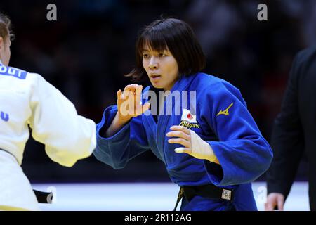 Doha, Qatar. 10/05/2023, stade Ali Bin Hamad Al Attiyah, Doha (Qatar). 10th mai 2023. Miku Takaichi (JPN), 10 MAI 2023 - Judo : Championnats du monde de judo Doha 2023 le match de ronde des femmes -63kg 3rd au stade Ali Bin Hamad Al Attiyah, Doha, Qatar. Crédit: Naoki Nishimura/AFLO SPORT/Alay Live News Banque D'Images