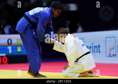 Doha, Qatar. 10/05/2023, stade Ali Bin Hamad Al Attiyah, Doha (Qatar). 10th mai 2023. (G-D) Prisca Awiti Alcaraz (MEX), Megumi Horikawa (JPN), 10 MAI 2023 - Judo : Championnat du monde de judo Doha 2023 le match de la table ronde des femmes -63kg 3rd à l'arène Ali Bin Hamad Al Attiyah, Doha, Qatar. Crédit: Naoki Nishimura/AFLO SPORT/Alay Live News Banque D'Images