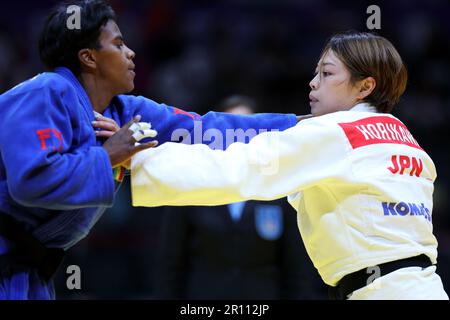 Doha, Qatar. 10/05/2023, stade Ali Bin Hamad Al Attiyah, Doha (Qatar). 10th mai 2023. (G-D) Prisca Awiti Alcaraz (MEX), Megumi Horikawa (JPN), 10 MAI 2023 - Judo : Championnat du monde de judo Doha 2023 le match de la table ronde des femmes -63kg 3rd à l'arène Ali Bin Hamad Al Attiyah, Doha, Qatar. Crédit: Naoki Nishimura/AFLO SPORT/Alay Live News Banque D'Images