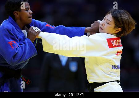 Doha, Qatar. 10/05/2023, stade Ali Bin Hamad Al Attiyah, Doha (Qatar). 10th mai 2023. (G-D) Prisca Awiti Alcaraz (MEX), Megumi Horikawa (JPN), 10 MAI 2023 - Judo : Championnat du monde de judo Doha 2023 le match de la table ronde des femmes -63kg 3rd à l'arène Ali Bin Hamad Al Attiyah, Doha, Qatar. Crédit: Naoki Nishimura/AFLO SPORT/Alay Live News Banque D'Images