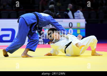 Doha, Qatar. 10/05/2023, stade Ali Bin Hamad Al Attiyah, Doha (Qatar). 10th mai 2023. (G-D) Prisca Awiti Alcaraz (MEX), Megumi Horikawa (JPN), 10 MAI 2023 - Judo : Championnat du monde de judo Doha 2023 le match de la table ronde des femmes -63kg 3rd à l'arène Ali Bin Hamad Al Attiyah, Doha, Qatar. Crédit: Naoki Nishimura/AFLO SPORT/Alay Live News Banque D'Images