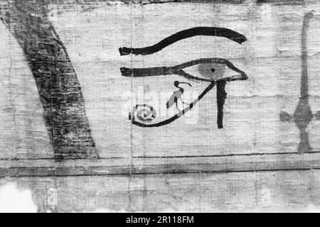 Détail de l'ancienne Livre des Morts (1070) de la C.-B., Thèbes - Égypte Banque D'Images