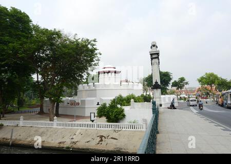 Le fort Mahakan à Bangkok, en Thaïlande. Banque D'Images