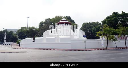 Le fort Mahakan à Bangkok, en Thaïlande. Banque D'Images