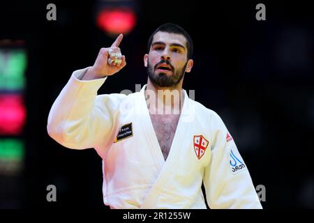 Doha, Qatar. 10/05/2023, stade Ali Bin Hamad Al Attiyah, Doha (Qatar). 10th mai 2023. Tato Grigalashvili (GEO), 10 MAI 2023 -Judo : Championnats du monde de judo Doha 2023 hommes -81kg finale au stade Ali Bin Hamad Al Attiyah, Doha, Qatar. Crédit: Naoki Nishimura/AFLO SPORT/Alay Live News Banque D'Images