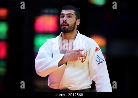 Doha, Qatar. 10/05/2023, stade Ali Bin Hamad Al Attiyah, Doha (Qatar). 10th mai 2023. Tato Grigalashvili (GEO), 10 MAI 2023 -Judo : Championnats du monde de judo Doha 2023 hommes -81kg finale au stade Ali Bin Hamad Al Attiyah, Doha, Qatar. Crédit: Naoki Nishimura/AFLO SPORT/Alay Live News Banque D'Images