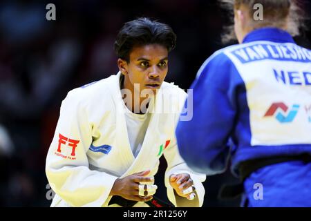 Doha, Qatar. 10/05/2023, (G-D) Prisca Awiti Alcaraz (MEX), Joanne Van Lieshout (NED), 10 MAI 2023 -Judo : Championnat du monde de judo Doha 2023 Femme -63kg Médaille de bronze à l'arène Ali Bin Hamad Al Attiyah, Doha, Qatar. (Photo de Naoki Nishimura/AFLO SPORT) Banque D'Images