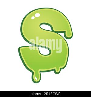 Lettre S de type police fine Illustration de Vecteur