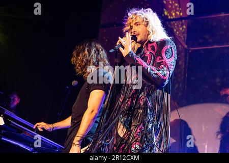 Tokio Hôtel en concerto al fabrique di Milano. Foto di Davide Merli par www.rockon.it Banque D'Images