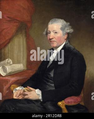 Sir Joshua Reynolds, (16 juillet 1723 - 23 février 1792) était, avec William Hogarth et Thomas Gainsborough, le plus célèbre et, par son travail artistique et artistique-théorique, le peintre anglais le plus influent du 18th siècle, historique, restauré numériquement reproduction d'un original de 19th siècle Banque D'Images