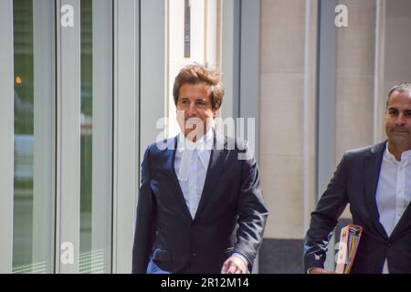 Londres, Angleterre, Royaume-Uni. 11th mai 2023. L'avocat DAVID SHERBORNE arrive à la haute Cour. Plusieurs personnes de grande envergure, dont le prince Harry, ont intenté une action en justice contre les journaux du groupe Mirror au sujet de la collecte présumée d'informations illégales, y compris le piratage téléphonique. (Credit image: © Vuk Valcic/ZUMA Press Wire) USAGE ÉDITORIAL SEULEMENT! Non destiné À un usage commercial ! Banque D'Images