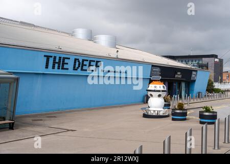 L'entrée de l'aquarium profond dans la ville de Kingston upon Hull, Royaume-Uni. Banque D'Images