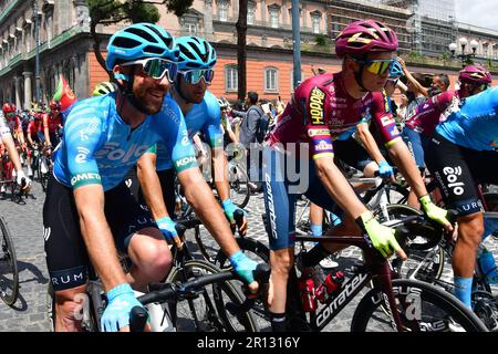 Naples, Italie. 11th mai 2023. Naples, Naples, Italie, 11 mai 2023, Start Napoli-Napoli - Stage 6 Giro d'Italia pendant 6 stage - Napoli - Napoli - Giro d'Italia crédit: Live Media Publishing Group/Alay Live News Banque D'Images