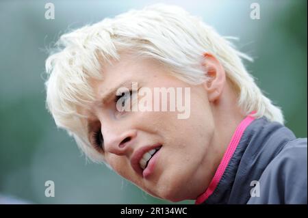 Ariane Friedrich Hochsprung Leichtathletik Gala à Wattenscheid am 2,8.2009. Banque D'Images