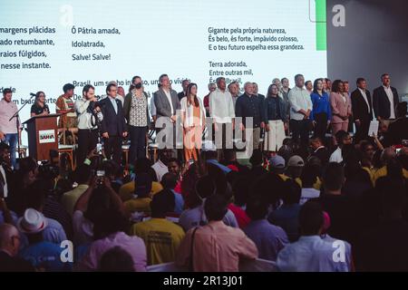 Salvador, Brésil. 11th mai 2023. 2027, un projet de loi qui établit des lignes directrices, des objectifs et des cibles pour le budget public fédéral tous les quatre ans. Le gouverneur de Bahia, Jerônimo Rodrigues, a également participé à l'événement. Crédit: Leo Bahia/FotoArena/Alamy Live News Banque D'Images