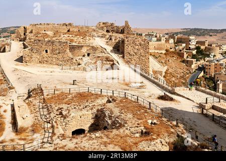 Jordanie. Château de Kerak Banque D'Images