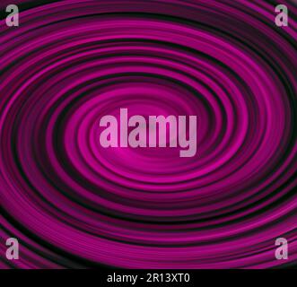 Rose, fond violet, motif tourbillon de couleur électrique avec traînées noires. Arrière-plan, bureau, abstrait, moderne, futur. Banque D'Images