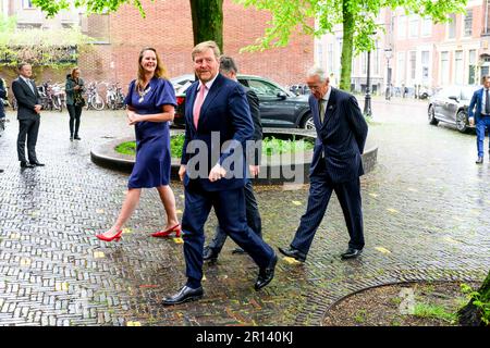 Le roi Willem-Alexandre des pays-Bas arrive au Musée Catharjneconvent d'Utrecht, sur 11 mai 2023, pour ouvrir l'exposition Ode à Anvers. Le secret des maîtres hollandais. Avec plus de quatre-vingts œuvres des XVIe et XVIIe siècles, l'exposition montre la grande influence des peintres flamands sur la peinture hollandaise. Photo: Albert Nieboer/pays-Bas OUT/point de vue OUT Banque D'Images