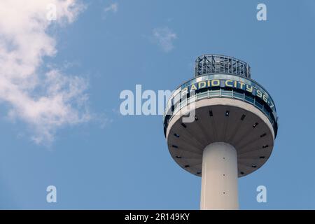 Radio City Tower, également connue sous le nom de St Johns Beacon Viewing Gallery, à Liverpool, en Angleterre. Credit: SMP News / Alamy Live News Banque D'Images