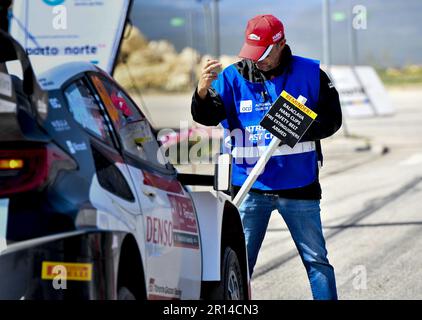 Porto, Portugal - 12/05/2023, départ, départ pendant le Rallye Portugal 2023, 5th tour du Championnat du monde de rallye WRC 2023, de 11 mai au 14, 2023 à Porto, Portugal - photo: Paulo Maria/DPPI/LiveMedia Banque D'Images